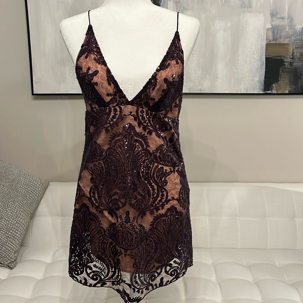 Free people mini dress in excellent condition.